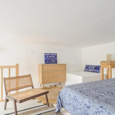 公寓 Mezzanine Renove Au Centre De La Rochelle, Proche Vieux Port Et Plages - Fr-1-535-54 拉罗歇尔
