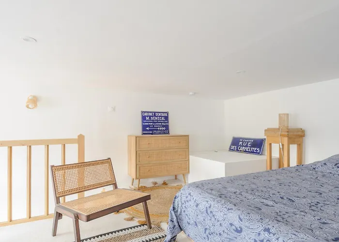 아파트 Mezzanine Renove Au Centre De La Rochelle, Proche Vieux Port Et Plages - Fr-1-535-54 라로셸